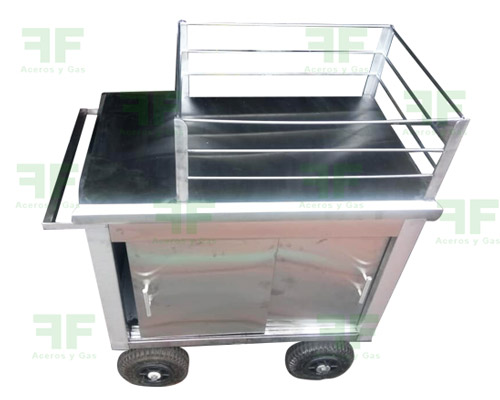 carro para tintos en acero 2021