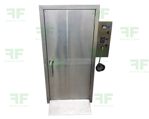 Horno ahumador en acero