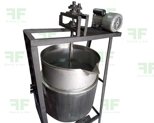 Marmita industrial para frutas, arequipe y yogurt