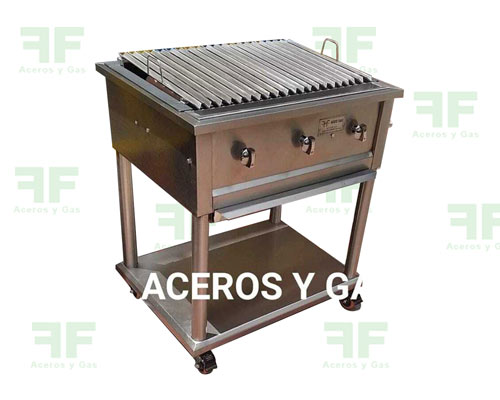 parrilla industrial acero asador bbq