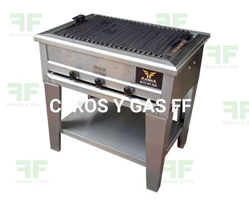 parrilla bbqs a gas fabricada en acero