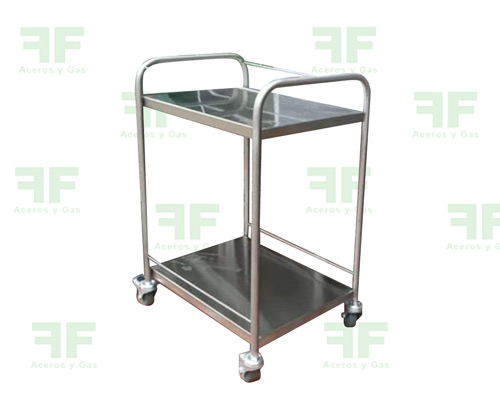 mesa de transporte en acero